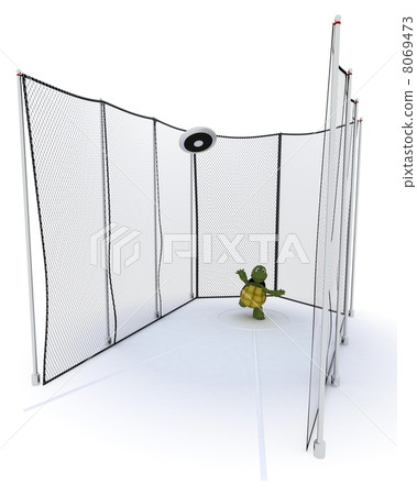 tortoise competing in discus 8069473