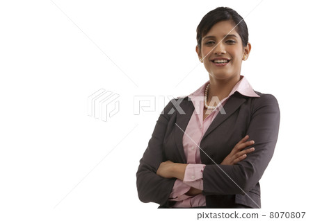 Portrait of a businesswoman smiling 8070807
