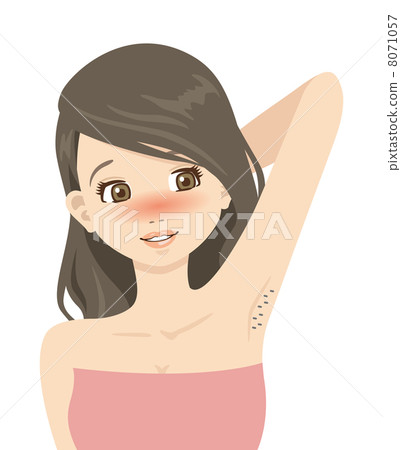 Waki hair unwanted hair waste hair treatment 8071057