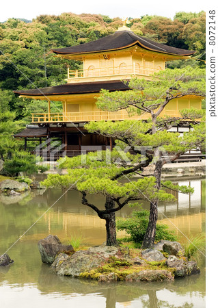 KYOTO - MAY 29 : Kinkakuji Temple  on may 29, 2008, Kyoto. Japan 8072148