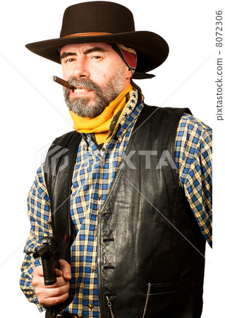 american cowboy smoking cigar 8072306