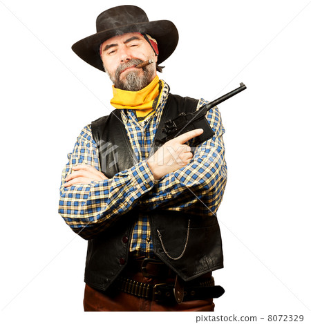 american cowboy smoking cigar 8072329