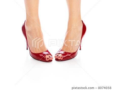 Red shoes (medium format image 60 megapixels) 8074038
