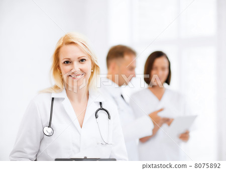 female doctor with stethoscope 8075892