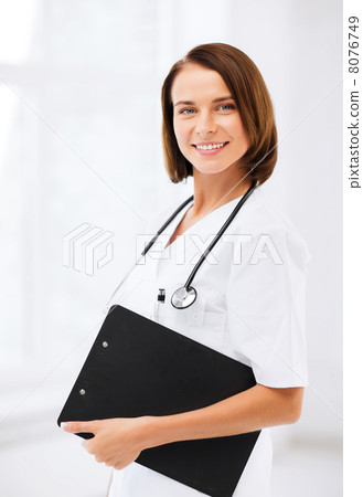 female doctor with stethoscope 8076749