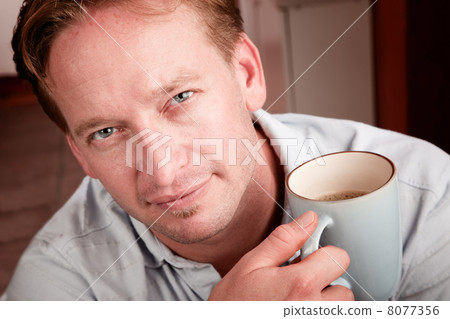 handsome man with Coffee 8077356