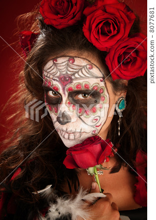 Sexy Lady with Roses Sexy Lady with Roses 8077681