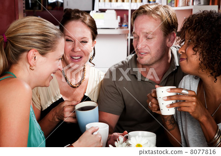 Four Friends in a Coffee House Four Friends in a Coffee House 8077816