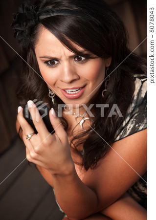Beautiful Woman Receiving Call or Text Beautiful Woman Receiving Call or Text 8078043
