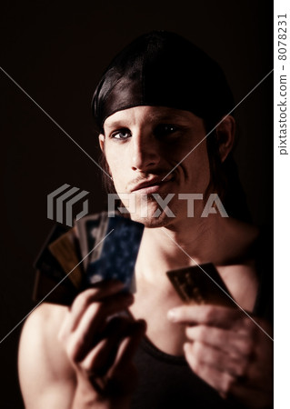 Thief with credit cards Thief with credit cards 8078231