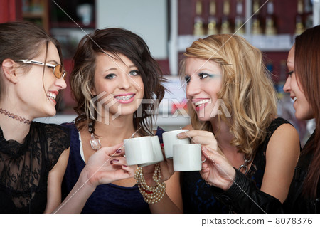 Joyoful Teens in a Cafe Joyoful Teens in a Cafe 8078376