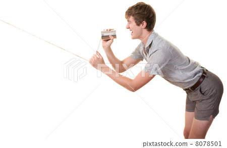 Teen Yells In Can 8078501
