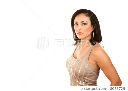 Pretty Latina Woman 8078729