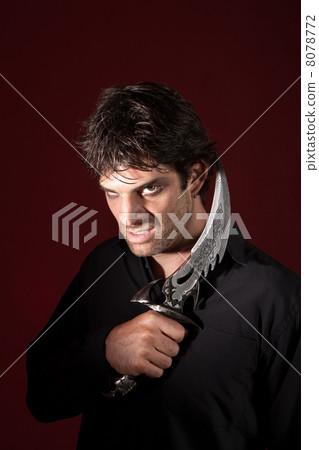 Male Witch with Athame Male Witch with Athame 8078772