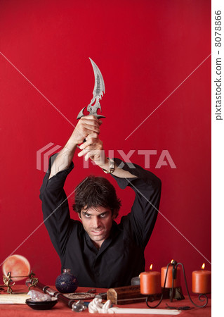 Modern Wizard With Athame Modern Wizard With Athame 8078866