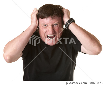 Frustrated Mature Man 8078873