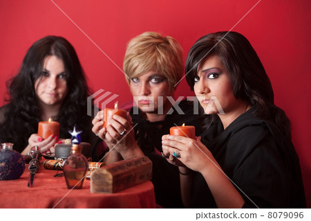 Witches With Candles 8079096