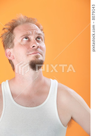 Man Looks Up 8079143