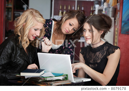 Three Female Students Three Female Students 8079178
