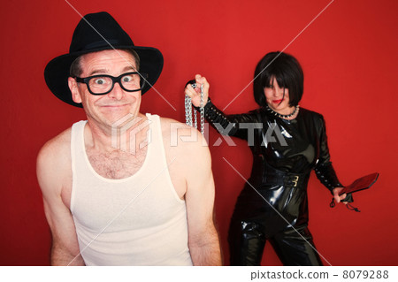 Man Enjoying Dominatrix Fetish 8079288