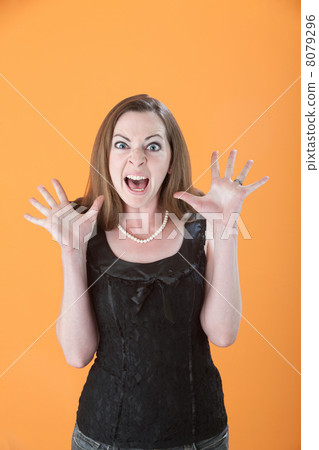 Scared Woman 8079296