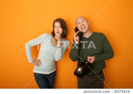 Man Talking On Telephone 8079416