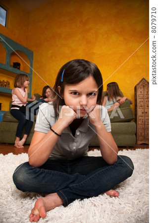 Sad Little Girl 8079710