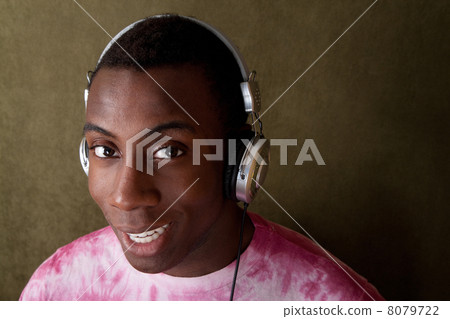 Handsome Man with Headphones Handsome Man with Headphones 8079722