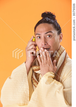 Shocked Man On A Cellphone Shocked Man On A Cellphone 8079886