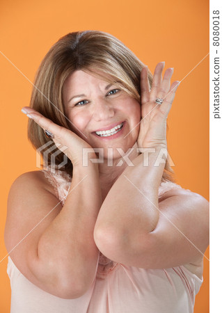 Happy Middle-aged Woman 8080018