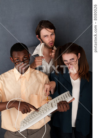 Group of Three Nerds Group of Three Nerds 8080026