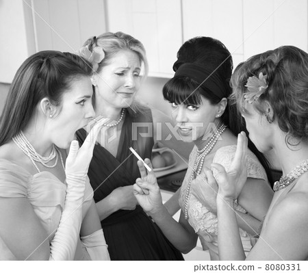 Women Gossiping in Kitchen Women Gossiping in Kitchen 8080331