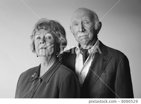 Snooty Senior Couple 8080529