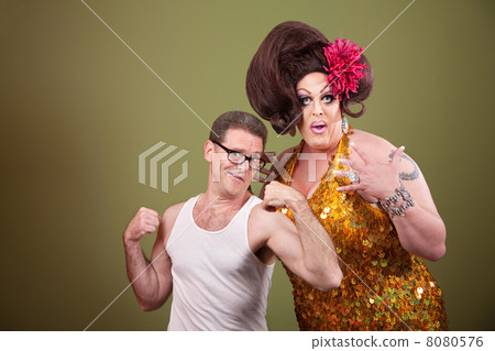 Man With Drag Queen Man With Drag Queen 8080576