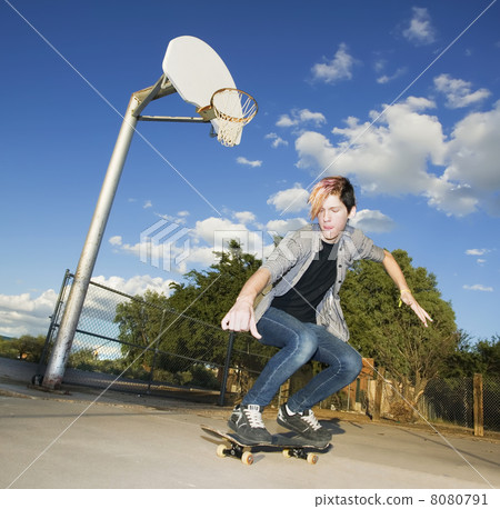 Teenage Skateboarder 8080791