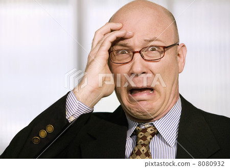 Horrified Businessman Horrified Businessman 8080932