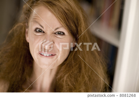 Woman making a funny face 8081268