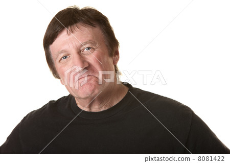 Pouting Mature Man 8081422
