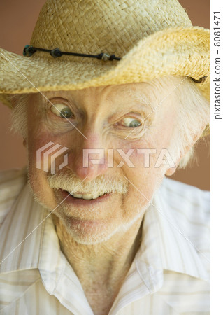 Senior Citizen Man in a Cowboy Hat Senior Citizen Man in a Cowboy Hat 8081471