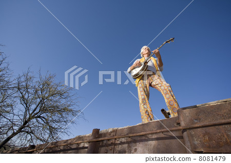 Banjo Player 8081479