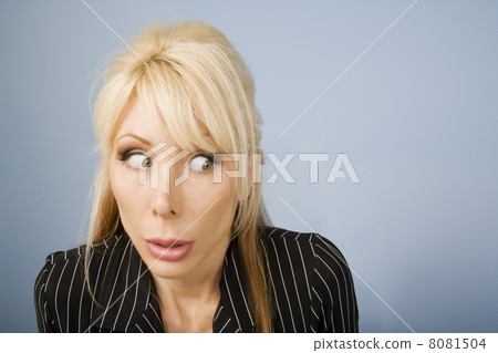 Apprehensive woman 8081504