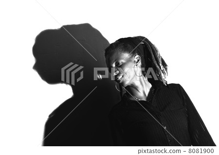Pretty African American Woman 8081900