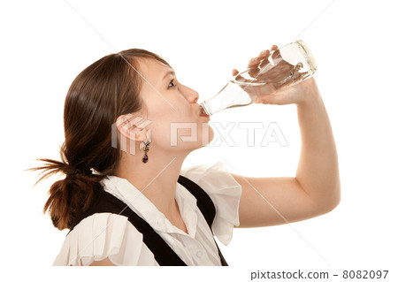 Woman drinking water 8082097