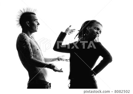 Clueless Man and Reacting Woman Clueless Man and Reacting Woman 8082502