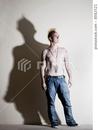 Punk with tattoos 8082521