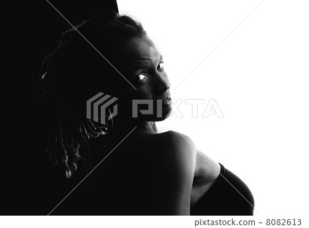 Pretty African American Woman 8082613