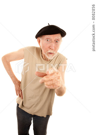 Unpleasant Senior Man 8082856