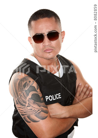 Hispanic Cop 8082859