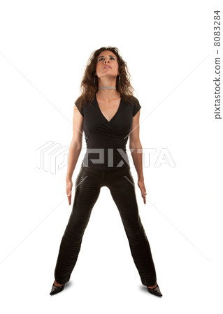 Pretty woman with wild hair Pretty woman with wild hair 8083284