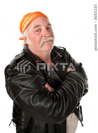 Smiling biker gang member Smiling biker gang member 8083285